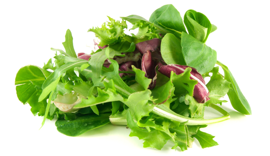 Baby greens salad