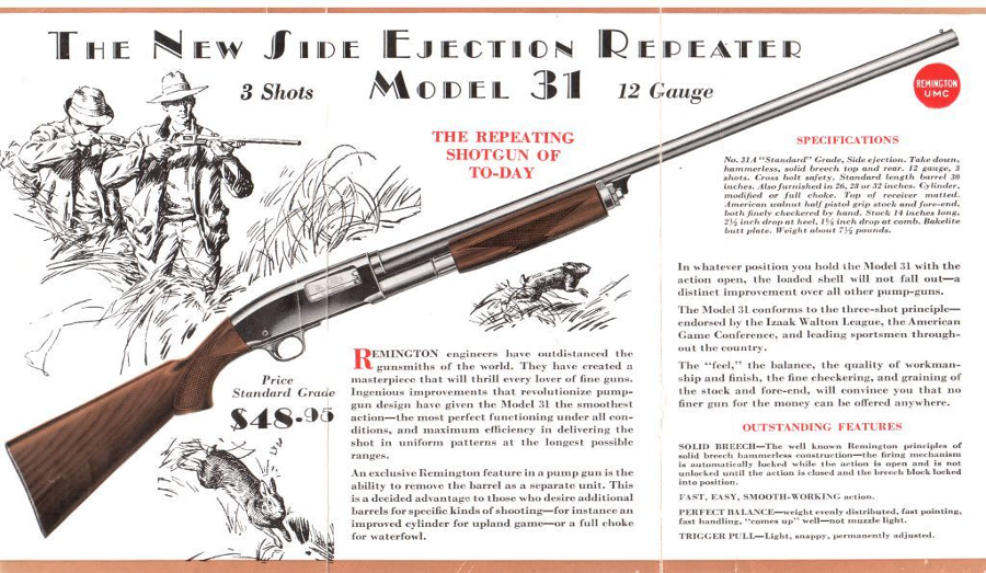 Remington Model 31 shotgun