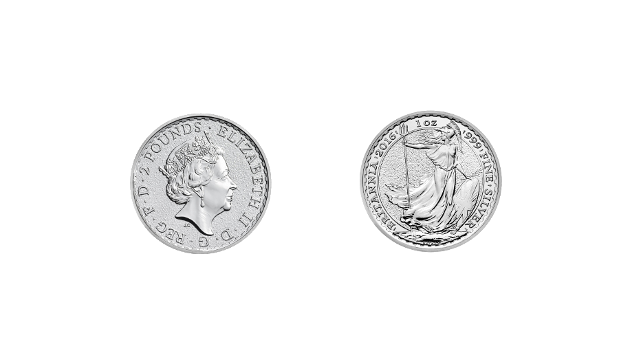 Silver Britannia coin