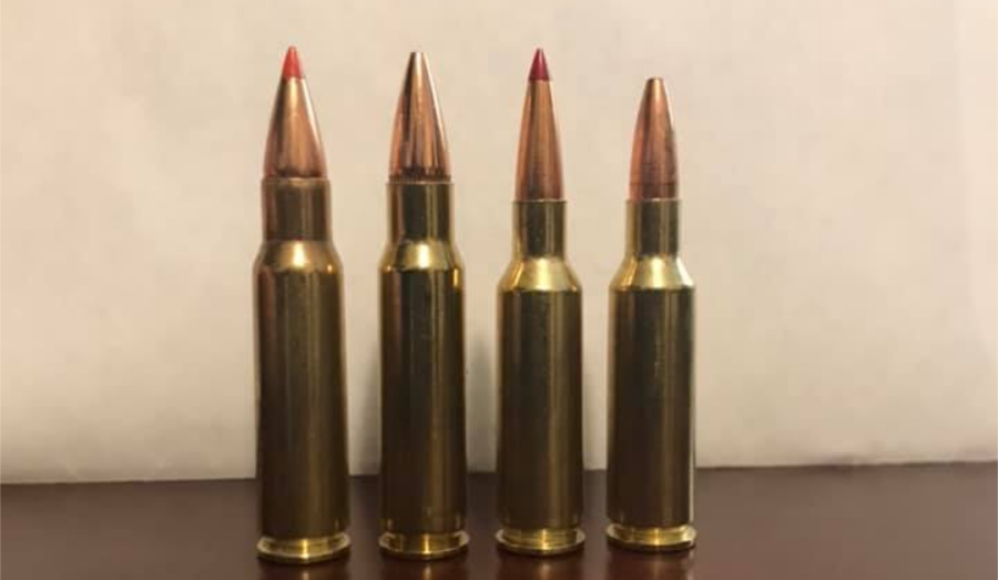 6.8 SPC on the left, .224 Valkyrie on the right
